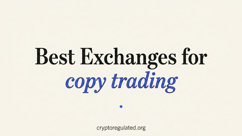 Best crypto exchanges for copy trading